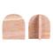 Hello Honey® 6" Crimson Archways Travertine Bookend Set